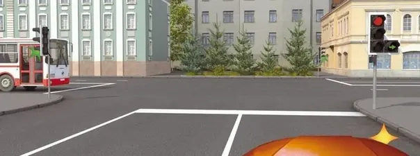Вопрос 13: Обязаны ли Вы уступить дорогу автобусу?