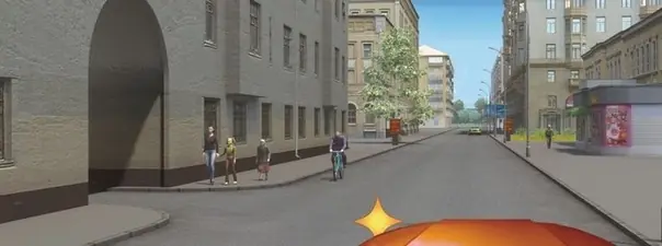 Вопрос 8: При повороте налево для въезда во двор Вы обязаны уступить дорогу: