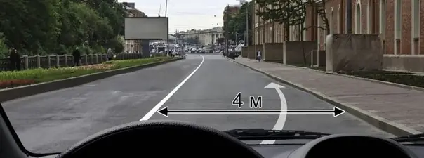 Вопрос 12: Разрешено ли Вам остановиться на легковом автомобиле в указанном месте?