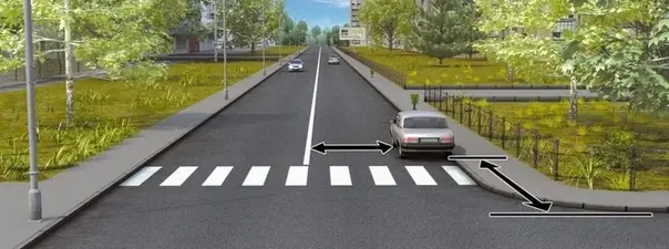 Вопрос 12: В каком случае водителю разрешается поставить автомобиль на стоянку в указанном месте?