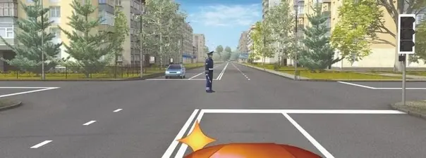 Вопрос 13: Как Вам следует поступить при повороте налево?