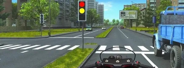 Вопрос 13: При включении зелёного сигнала светофора Вам следует: