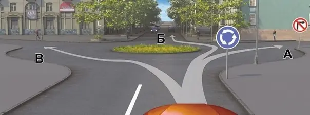 Вопрос 3: Вам разрешено продолжить движение: