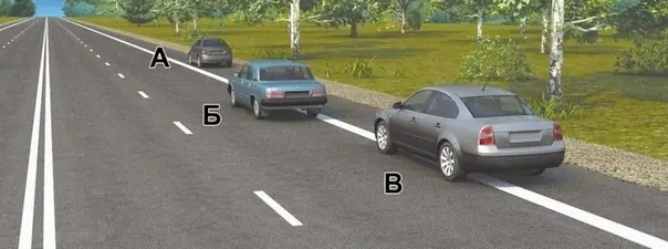 Вопрос 12: Водители каких автомобилей нарушили правила остановки?