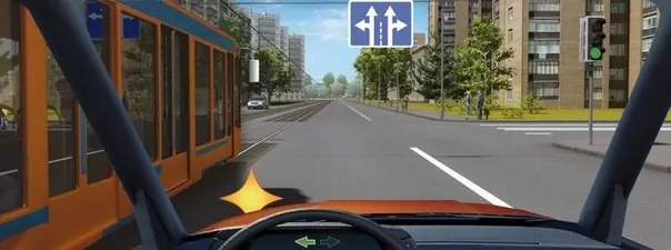 Вопрос 13: При повороте налево Вы: