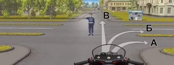 Вопрос 6: Вам разрешено движение: