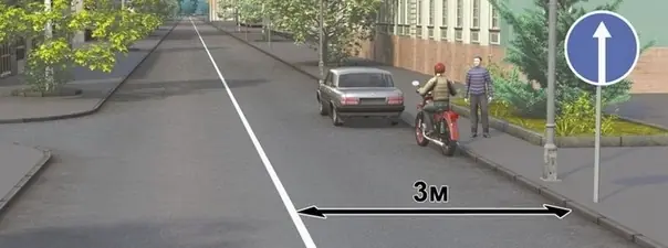 Вопрос 12: Разрешается ли водителям транспортных средств остановка в указанных местах?