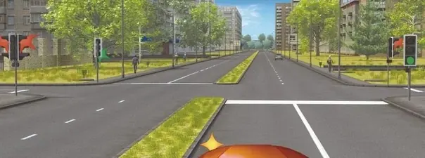 Вопрос 13: Вы намерены повернуть налево. Ваши действия?