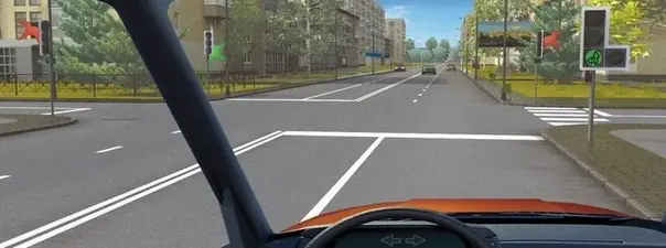 Вопрос 6: О чем информируют Вас стрелки на зелёном сигнале светофора?