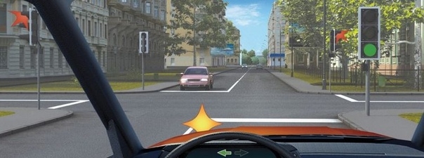 Вопрос 13: Как Вам следует поступить при повороте налево?