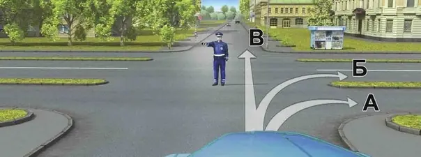 Вопрос 6: Вам разрешено движение: