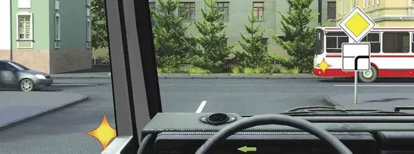 Вопрос 15: Кому Вы обязаны уступить дорогу при повороте налево?