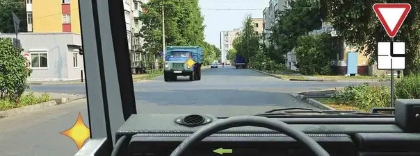 Вопрос 15: Можете ли Вы в данной ситуации приступить к повороту налево?