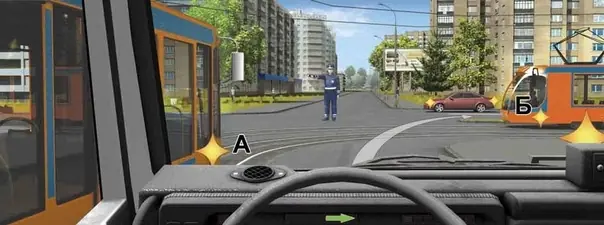 Вопрос 13: Как Вам следует поступить при повороте направо?