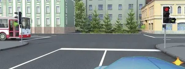 Вопрос 13: Обязаны ли Вы уступить дорогу автобусу?