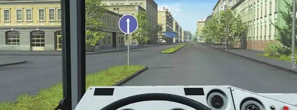 Вопрос 2: Вам разрешено продолжить движение на маршрутном транспортном средстве: