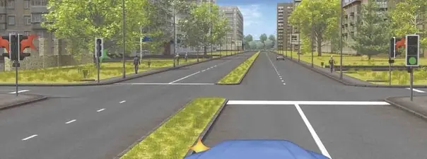 Вопрос 13: Вы намерены повернуть налево. Ваши действия?