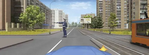 Вопрос 13: Как Вам следует поступить при повороте направо?