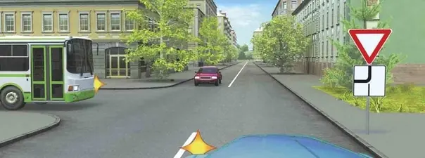 Вопрос 15: Вы намерены повернуть налево. Ваши действия?