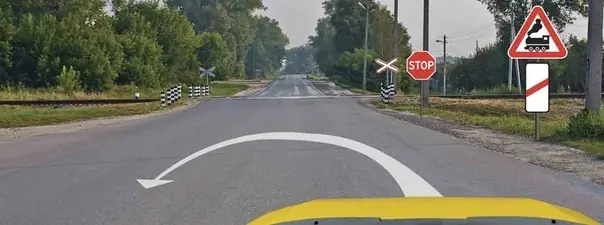 Вопрос 9: Можно ли Вам выполнить разворот в этом месте на маломестном автобусе?