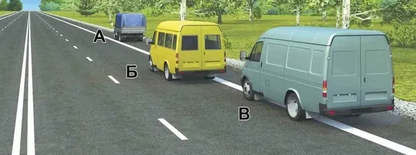 Вопрос 12: Водители каких транспортных средств нарушили правила остановки?