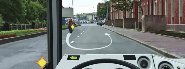 Вопрос 8: Вы намерены начать движение от тротуара. Должны ли Вы уступить дорогу мотоциклу, выполняющему разворот?