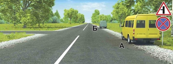Вопрос 3: Водители каких маломестных автобусов нарушили правила стоянки?