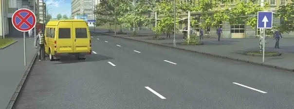 Вопрос 7: Обязан ли в этой ситуации водитель, остановившийся из-за неисправности, выставить знак аварийной остановки?