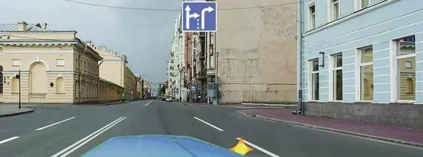 Вопрос 8: На перекрестке Вы намерены повернуть направо. Как Вам следует поступить?